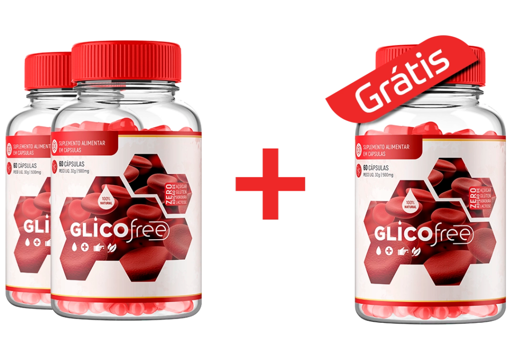 Glicofree Suplemento Alimentar em Capsulas 3 Potes